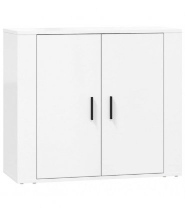 vidaXL Sideboards 3 pcs White Engineered Wood