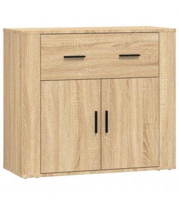 vidaXL Sideboards 3 pcs Sonoma Oak Engineered Wood
