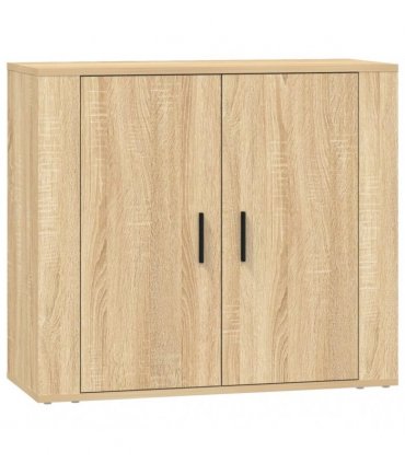 vidaXL Sideboards 3 pcs Sonoma Oak Engineered Wood