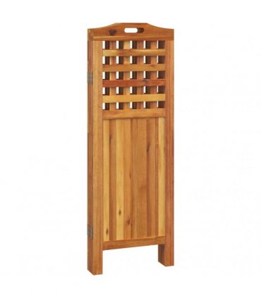 vidaXL 4-Panel Room Divider 162x2x115 cm Solid Wood Acacia