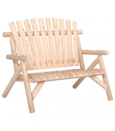 vidaXL 3 Piece Garden Lounge Set Solid Wood Spruce