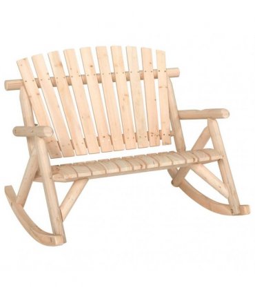 vidaXL 4 Piece Garden Lounge Set Solid Wood Spruce