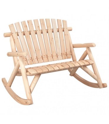 vidaXL 3 Piece Garden Lounge Set Solid Wood Spruce