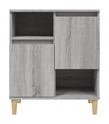 vidaXL Sideboards 3 pcs Grey Sonoma 60x35x70 cm Engineered Wood