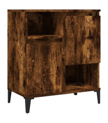 vidaXL Sideboards 3 pcs Smoked Oak 60x35x70 cm Engineered Wood