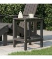 vidaXL Garden Adirondack Table Anthracite 38x38x46 cm HDPE