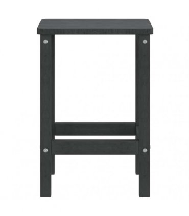 vidaXL Garden Adirondack Table Anthracite 38x38x46 cm HDPE