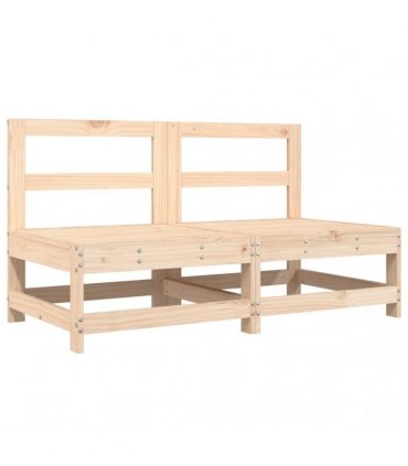 vidaXL 6 Piece Garden Lounge Set Solid Wood Pine