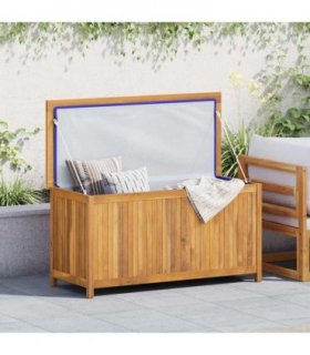vidaXL Garden Box 114x50x58 cm Solid Wood Teak