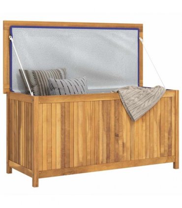 vidaXL Garden Box 114x50x58 cm Solid Wood Teak