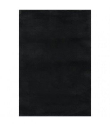 vidaXL Washable Rug Soft Shaggy Black 160x230 cm Anti Slip
