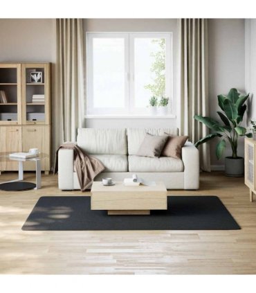 vidaXL Washable Rug Soft Shaggy Black 160x230 cm Anti Slip