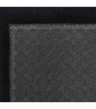vidaXL Washable Rug Soft Shaggy Black 160x230 cm Anti Slip