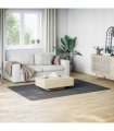 vidaXL Washable Rug Soft Shaggy Anthracite 160x230 cm Anti Slip