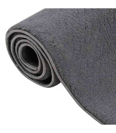 vidaXL Washable Rug Soft Shaggy Anthracite 160x230 cm Anti Slip