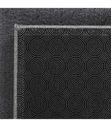 vidaXL Washable Rug Soft Shaggy Anthracite 160x230 cm Anti Slip