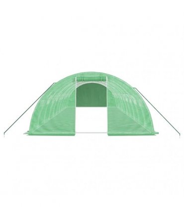 vidaXL Greenhouse with Steel Frame Green 40 m² 10x4x2 m