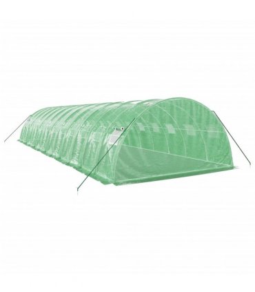 vidaXL Greenhouse with Steel Frame Green 48 m² 12x4x2 m