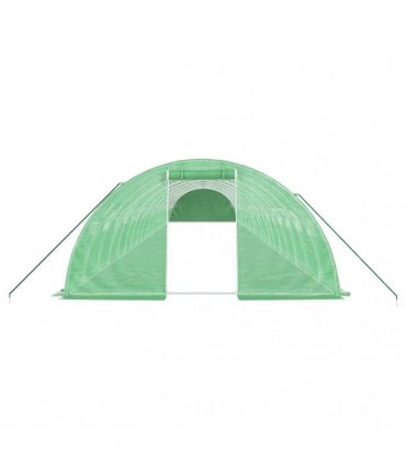 vidaXL Greenhouse with Steel Frame Green 80 m² 20x4x2 m
