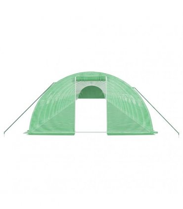 vidaXL Greenhouse with Steel Frame Green 96 m² 24x4x2 m