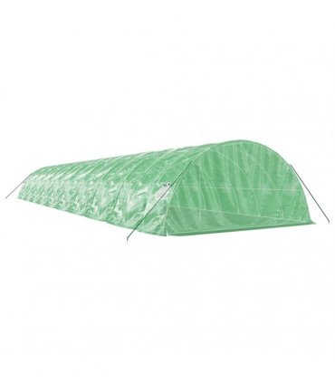 vidaXL Greenhouse with Steel Frame Green 100 m² 20x5x2,3 m