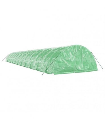 vidaXL Greenhouse with Steel Frame Green 120 m² 24x5x2,3 m