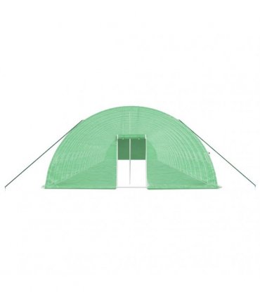 vidaXL Greenhouse with Steel Frame Green 132 m² 22x6x2,85 m