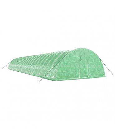 vidaXL Greenhouse with Steel Frame Green 144 m² 24x6x2,85 m