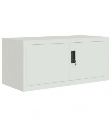 vidaXL File Cabinet Light Grey 90x40x145 cm Steel