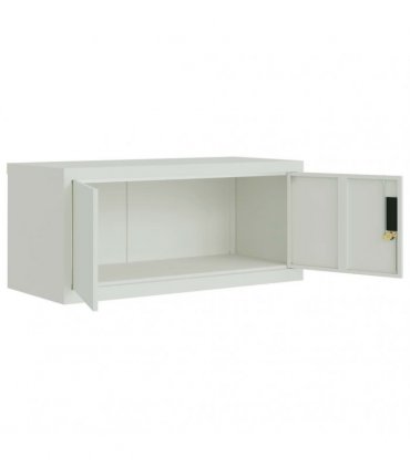 vidaXL File Cabinet Light Grey 90x40x145 cm Steel