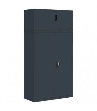 vidaXL File Cabinet Anthracite 90x40x180 cm Steel