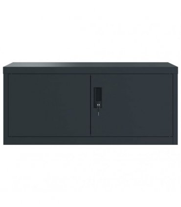 vidaXL File Cabinet Anthracite 90x40x180 cm Steel