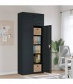 vidaXL File Cabinet Anthracite 90x40x220 cm Steel