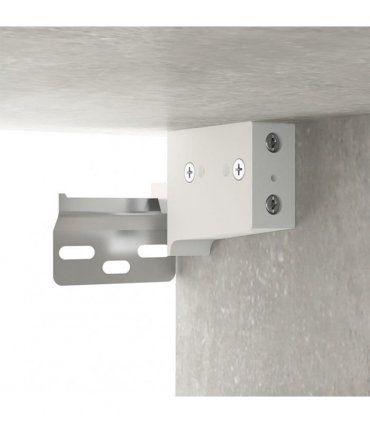 vidaXL 3 Piece Wall-mounted TV Cabinet Set Concrete Grey 80x34,5x40 cm