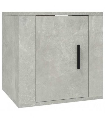 vidaXL 2 Piece TV Cabinet Set Concrete Grey Engineered Wood