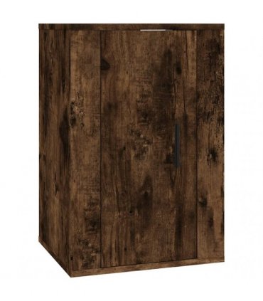 vidaXL 3 Piece TV Cabinet Set Smoked Oak Engineered Wood
