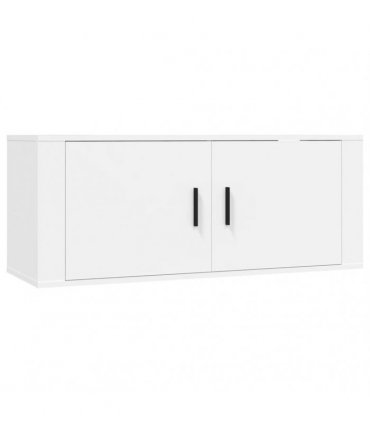 vidaXL 7 Piece TV Cabinet Set White Engineered Wood