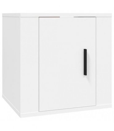 vidaXL 6 Piece TV Cabinet Set White Engineered Wood