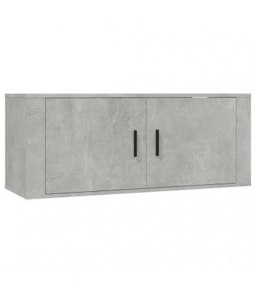 vidaXL 7 Piece TV Cabinet Set Concrete Grey Engineered Wood