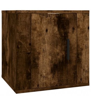 vidaXL 7 Piece TV Cabinet Set Smoked Oak Engineered Wood