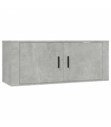 vidaXL 8 Piece TV Cabinet Set Concrete Grey Engineered Wood