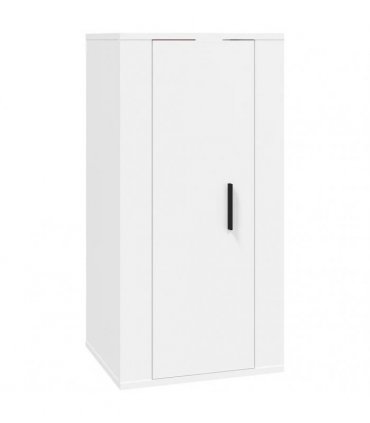 vidaXL 5 Piece TV Cabinet Set White Engineered Wood