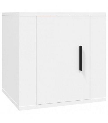 vidaXL 6 Piece TV Cabinet Set White Engineered Wood