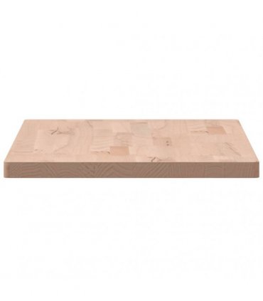 vidaXL Table Top 80x40x2,5 cm Rectangular Solid Wood Beech