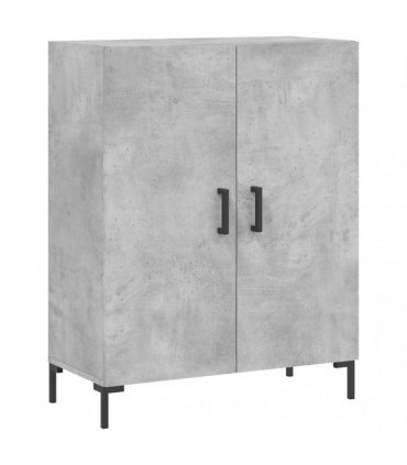 vidaXL Highboard Concrete Grey 69,5x34x180 cm Engineered Wood