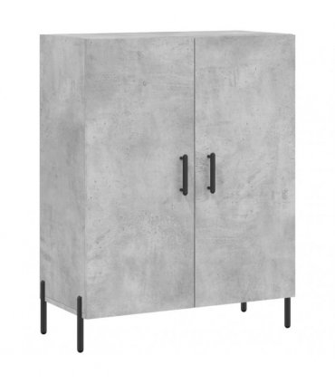 vidaXL Highboard Concrete Grey 69,5x34x180 cm Engineered Wood