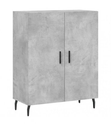 vidaXL Highboard Concrete Grey 69,5x34x180 cm Engineered Wood