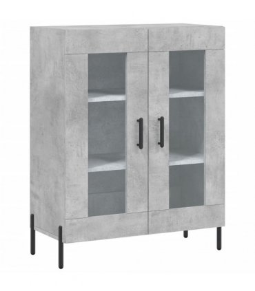 vidaXL Highboard Concrete Grey 69,5x34x180 cm Engineered Wood