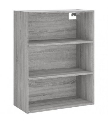 vidaXL Highboard Grey Sonoma 69,5x34x180 cm Engineered Wood