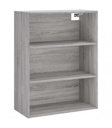 vidaXL Highboard Grey Sonoma 69,5x34x180 cm Engineered Wood